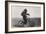 Chimpanzee Titine Riding a Bicycle at the Zoo in Berlin-null-Framed Giclee Print