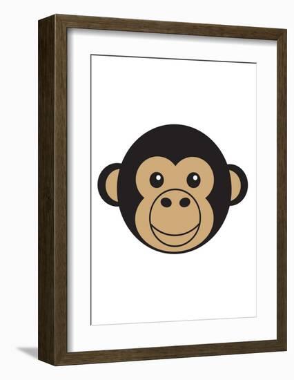 Chimpanzee-null-Framed Art Print