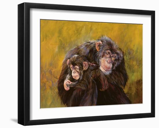 Chimpanzees-Odile Kidd-Framed Giclee Print