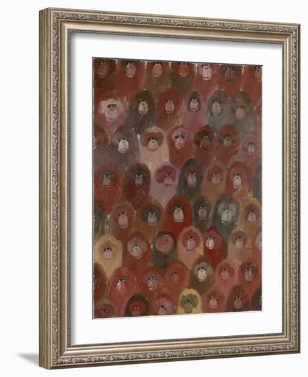 Chimps, 2016-Holly Frean-Framed Giclee Print