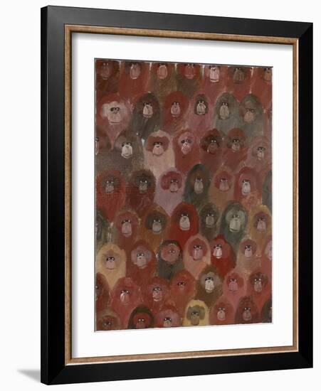 Chimps, 2016-Holly Frean-Framed Giclee Print