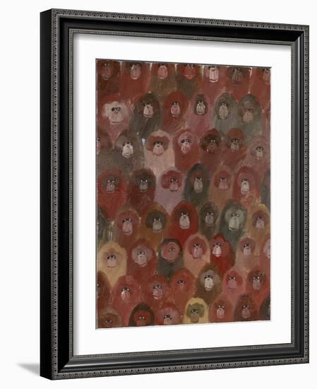 Chimps, 2016-Holly Frean-Framed Giclee Print