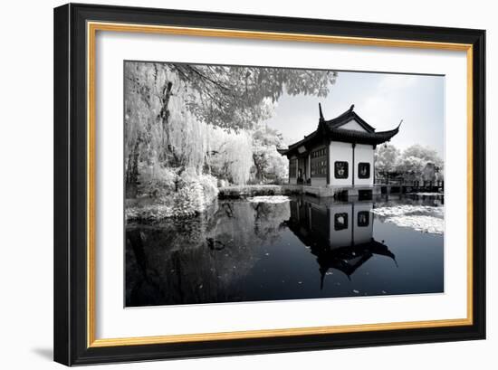 China 10MKm2 Collection - Another Look - Reflection of Temple-Philippe Hugonnard-Framed Photographic Print