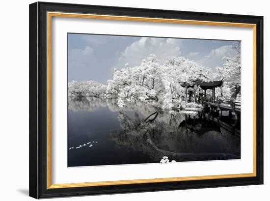 China 10MKm2 Collection - Another Look - View of the Temple-Philippe Hugonnard-Framed Photographic Print