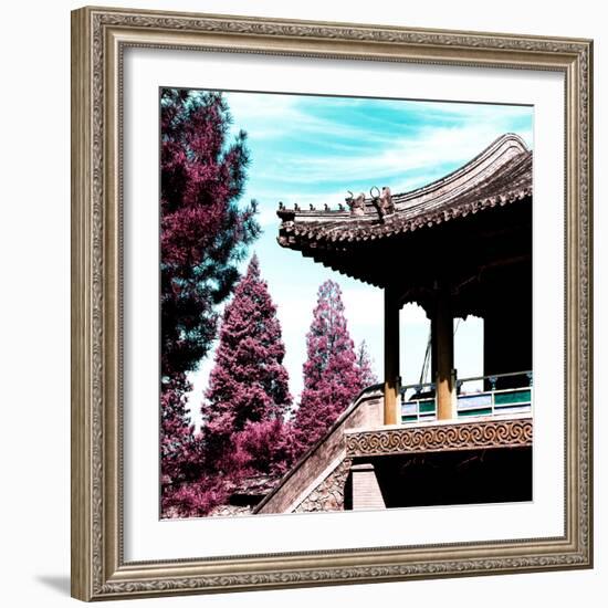 China 10MKm2 Collection - Architectural Temple-Philippe Hugonnard-Framed Photographic Print