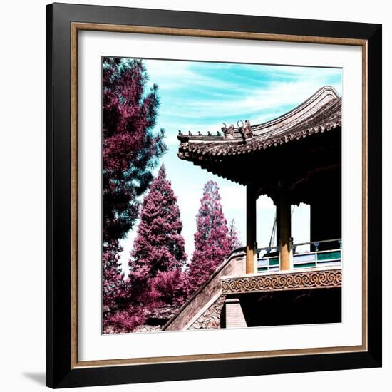 China 10MKm2 Collection - Architectural Temple-Philippe Hugonnard-Framed Photographic Print