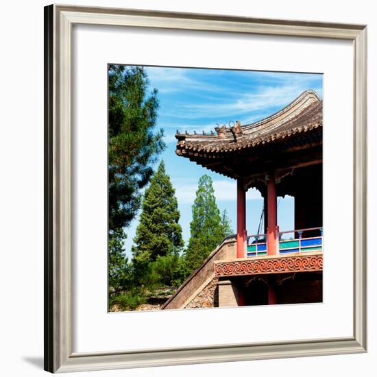 China 10MKm2 Collection - Architectural Temple-Philippe Hugonnard-Framed Photographic Print