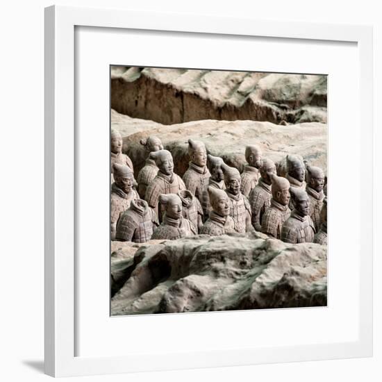 China 10MKm2 Collection - Army of Terracotta Warriors - Shaanxi Province-Philippe Hugonnard-Framed Photographic Print