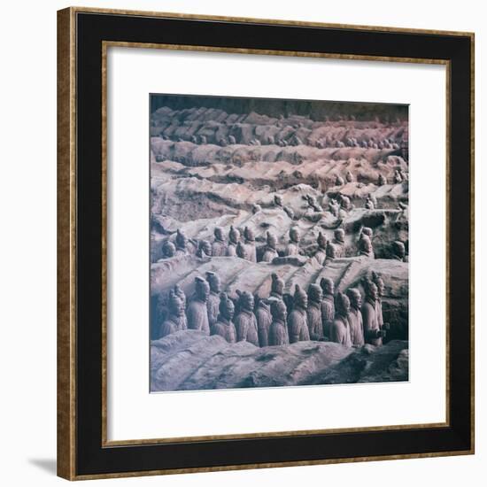 China 10MKm2 Collection - Army of Terracotta Warriors - Shaanxi Province-Philippe Hugonnard-Framed Photographic Print