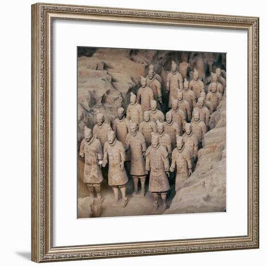 China 10MKm2 Collection - Army of Terracotta Warriors - Shaanxi Province-Philippe Hugonnard-Framed Photographic Print