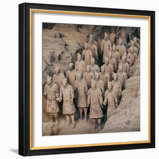 China 10MKm2 Collection - Army of Terracotta Warriors - Shaanxi Province-Philippe Hugonnard-Framed Photographic Print