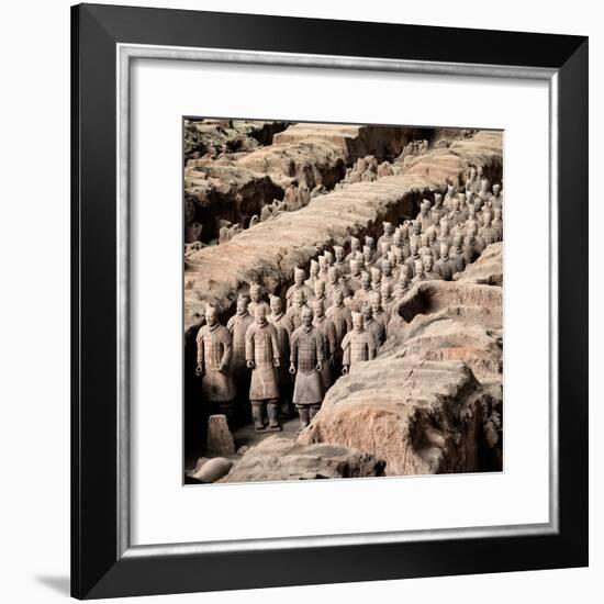 China 10MKm2 Collection - Army of Terracotta Warriors - Shaanxi Province-Philippe Hugonnard-Framed Photographic Print