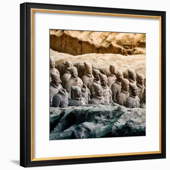 China 10MKm2 Collection - Army of Terracotta Warriors - Shaanxi Province-Philippe Hugonnard-Framed Photographic Print