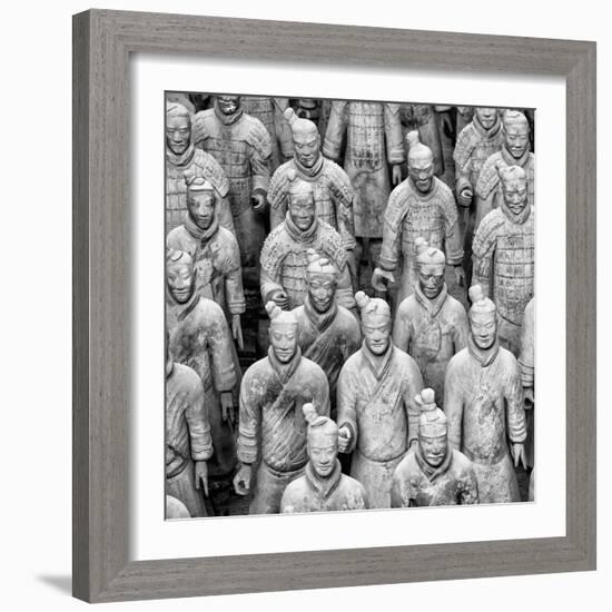 China 10MKm2 Collection - Army of Terracotta Warriors - Shaanxi Province-Philippe Hugonnard-Framed Photographic Print