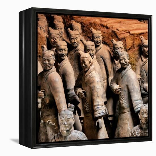 China 10MKm2 Collection - Army of Terracotta Warriors - Shaanxi Province-Philippe Hugonnard-Framed Premier Image Canvas