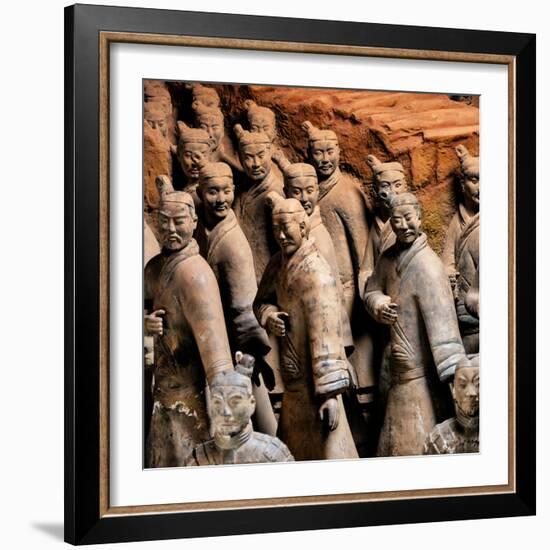 China 10MKm2 Collection - Army of Terracotta Warriors - Shaanxi Province-Philippe Hugonnard-Framed Photographic Print