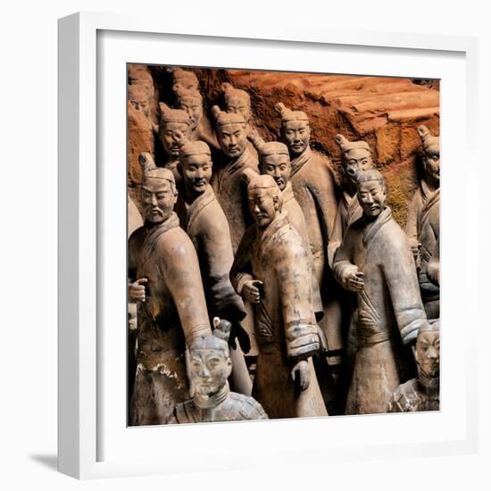 China 10MKm2 Collection - Army of Terracotta Warriors - Shaanxi Province-Philippe Hugonnard-Framed Photographic Print