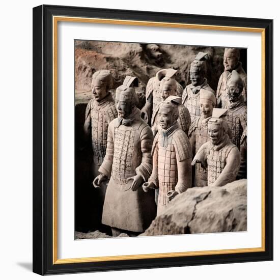 China 10MKm2 Collection - Army of Terracotta Warriors - Shaanxi Province-Philippe Hugonnard-Framed Photographic Print