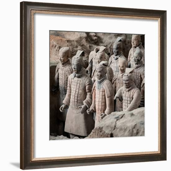 China 10MKm2 Collection - Army of Terracotta Warriors - Shaanxi Province-Philippe Hugonnard-Framed Photographic Print