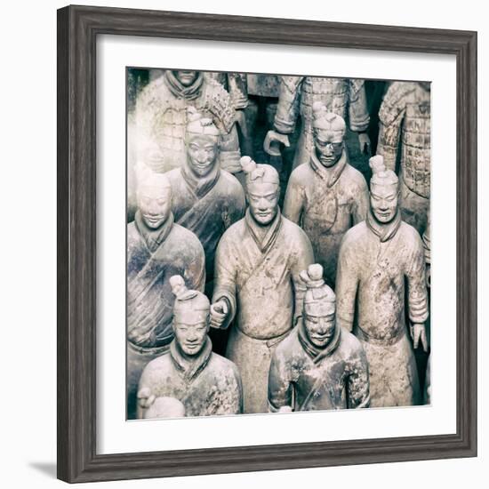 China 10MKm2 Collection - Army of Terracotta Warriors - Shaanxi Province-Philippe Hugonnard-Framed Photographic Print