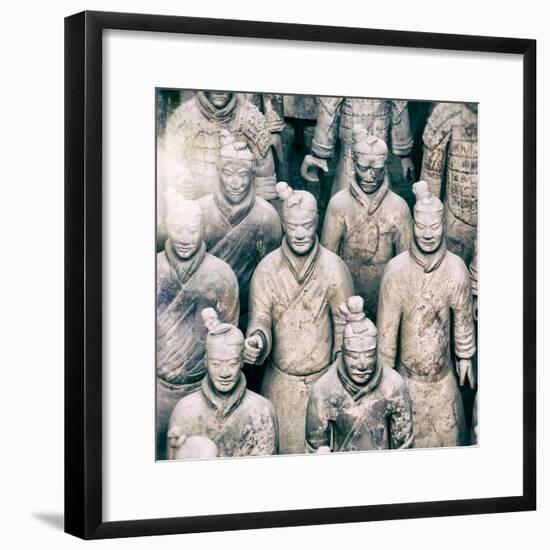 China 10MKm2 Collection - Army of Terracotta Warriors - Shaanxi Province-Philippe Hugonnard-Framed Photographic Print