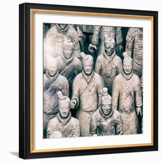 China 10MKm2 Collection - Army of Terracotta Warriors - Shaanxi Province-Philippe Hugonnard-Framed Photographic Print