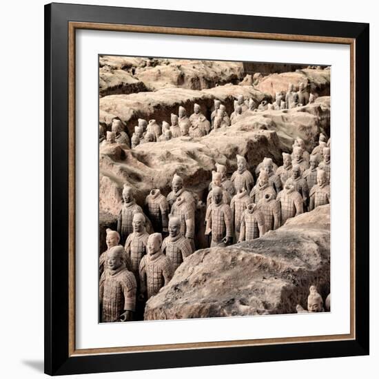 China 10MKm2 Collection - Army of Terracotta Warriors - Shaanxi Province-Philippe Hugonnard-Framed Photographic Print