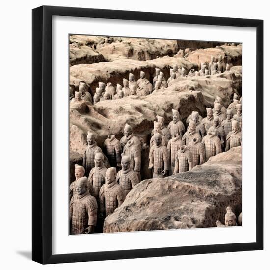 China 10MKm2 Collection - Army of Terracotta Warriors - Shaanxi Province-Philippe Hugonnard-Framed Photographic Print