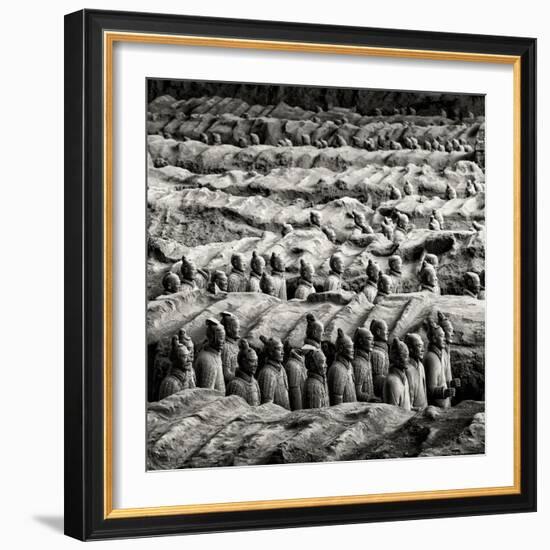 China 10MKm2 Collection - Army of Terracotta Warriors - Shaanxi Province-Philippe Hugonnard-Framed Photographic Print