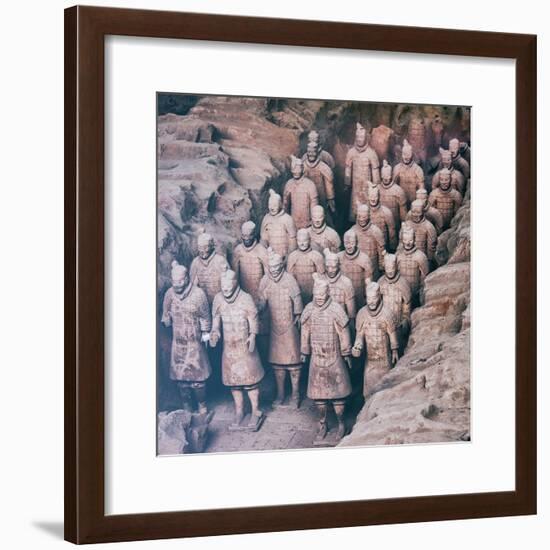 China 10MKm2 Collection - Army of Terracotta Warriors - Shaanxi Province-Philippe Hugonnard-Framed Photographic Print