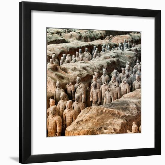 China 10MKm2 Collection - Army of Terracotta Warriors - Shaanxi Province-Philippe Hugonnard-Framed Photographic Print