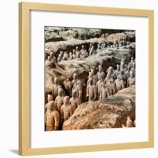 China 10MKm2 Collection - Army of Terracotta Warriors - Shaanxi Province-Philippe Hugonnard-Framed Photographic Print