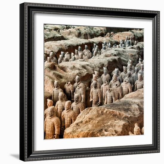 China 10MKm2 Collection - Army of Terracotta Warriors - Shaanxi Province-Philippe Hugonnard-Framed Photographic Print