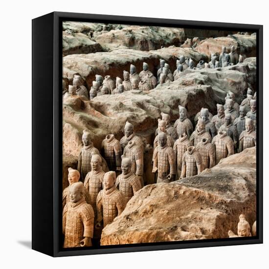 China 10MKm2 Collection - Army of Terracotta Warriors - Shaanxi Province-Philippe Hugonnard-Framed Premier Image Canvas