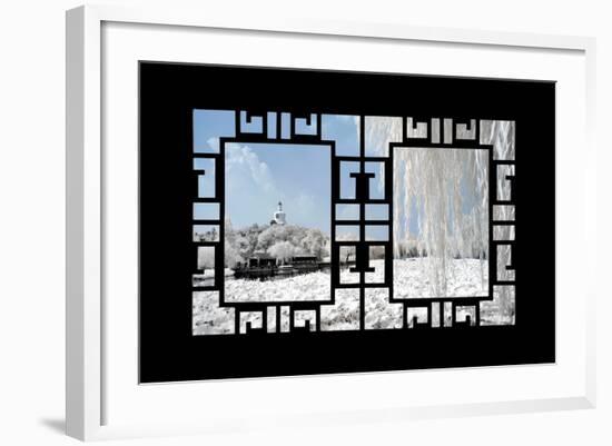 China 10MKm2 Collection - Asian Window - Another Look Series - Beihai Park-Philippe Hugonnard-Framed Photographic Print