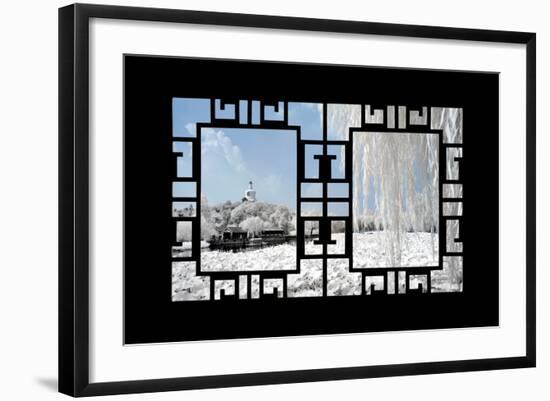 China 10MKm2 Collection - Asian Window - Another Look Series - Beihai Park-Philippe Hugonnard-Framed Photographic Print