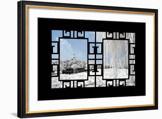 China 10MKm2 Collection - Asian Window - Another Look Series - Beihai Park-Philippe Hugonnard-Framed Photographic Print