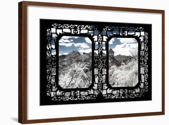 China 10MKm2 Collection - Asian Window - Another Look Series - Great Wall of China-Philippe Hugonnard-Framed Photographic Print