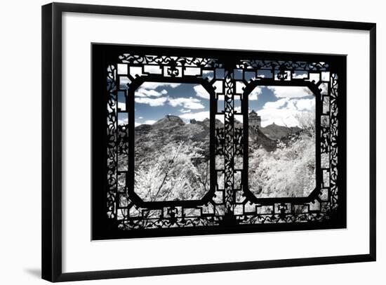 China 10MKm2 Collection - Asian Window - Another Look Series - Great Wall of China-Philippe Hugonnard-Framed Photographic Print