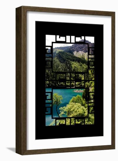 China 10MKm2 Collection - Asian Window - Beautiful Lake in the Jiuzhaigou National Park-Philippe Hugonnard-Framed Photographic Print