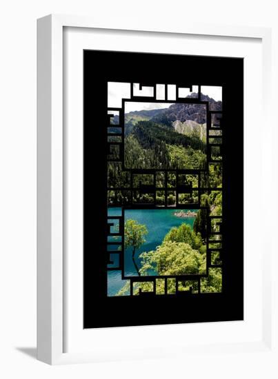 China 10MKm2 Collection - Asian Window - Beautiful Lake in the Jiuzhaigou National Park-Philippe Hugonnard-Framed Photographic Print