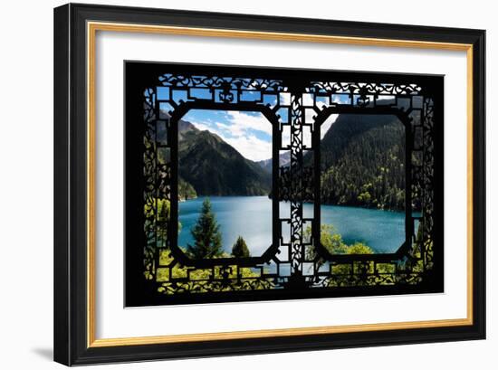 China 10MKm2 Collection - Asian Window - Beautiful Lake in the Jiuzhaigou National Park-Philippe Hugonnard-Framed Photographic Print