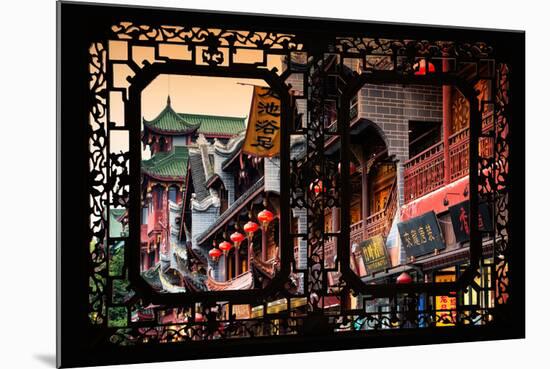 China 10MKm2 Collection - Asian Window - Chinese Architecture-Philippe Hugonnard-Mounted Photographic Print