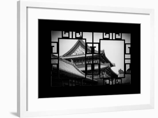 China 10MKm2 Collection - Asian Window - Forbidden City-Philippe Hugonnard-Framed Photographic Print