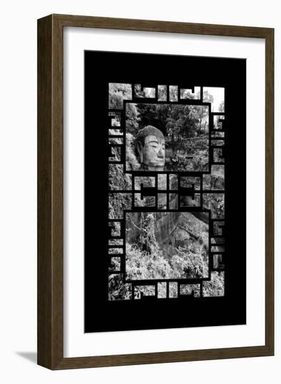 China 10MKm2 Collection - Asian Window - Giant Buddha of Leshan-Philippe Hugonnard-Framed Photographic Print