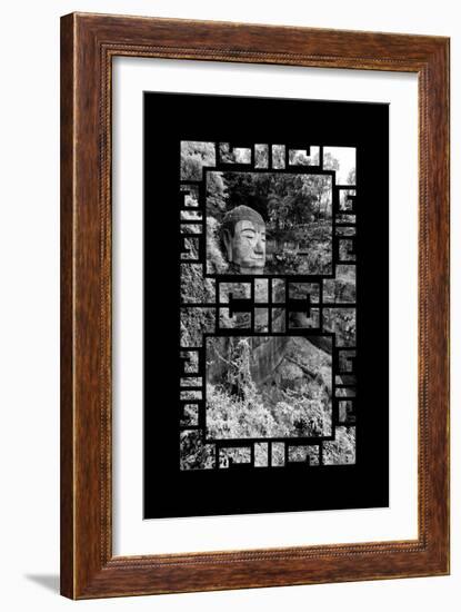 China 10MKm2 Collection - Asian Window - Giant Buddha of Leshan-Philippe Hugonnard-Framed Photographic Print