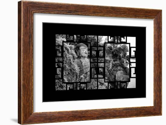 China 10MKm2 Collection - Asian Window - Giant Buddha of Leshan-Philippe Hugonnard-Framed Photographic Print