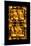 China 10MKm2 Collection - Asian Window - Gold Buddhist Statues in Longhua Temple-Philippe Hugonnard-Mounted Photographic Print