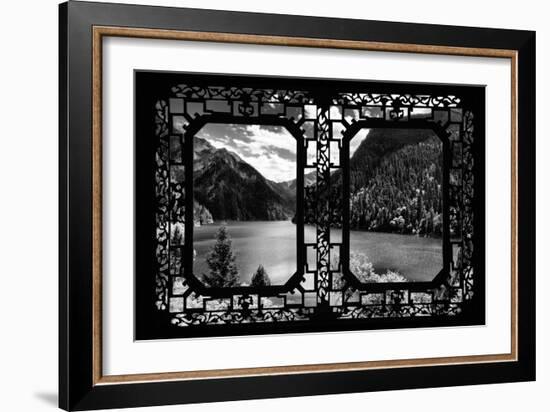 China 10MKm2 Collection - Asian Window - Great View of Lake in the Jiuzhaigou National Park-Philippe Hugonnard-Framed Photographic Print