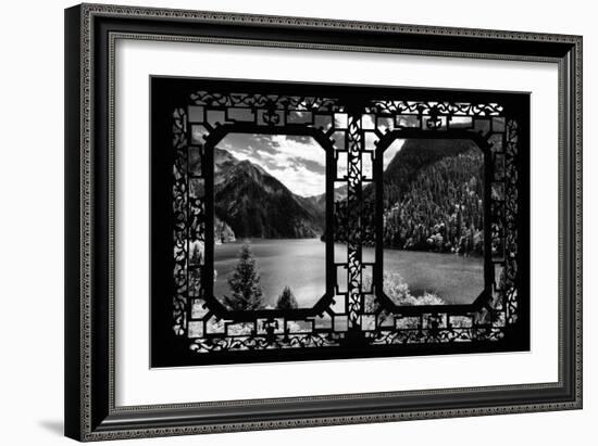 China 10MKm2 Collection - Asian Window - Great View of Lake in the Jiuzhaigou National Park-Philippe Hugonnard-Framed Photographic Print